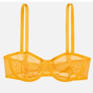 CUUP The Balconette in Mesh Marigold